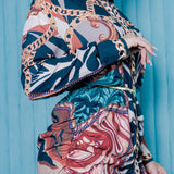 Ruched Button Down Shirt Dress