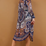 Button Down Midi Length Shirt Dress