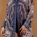Button Down Midi Length Shirt Dress