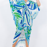 V-Neck Long Kaftan Dress