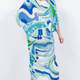 V-Neck Long Kaftan Dress