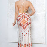 Halter Neck Backless Dress