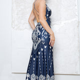Halter Neck Backless Dress