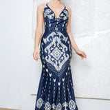 Halter Neck Backless Dress