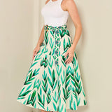 Belted Pleated dress
