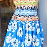 Smocked Tube Bubble Mini Dress