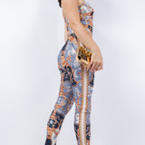 Super High Waist Corset Leggings with Bandeau Set