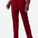 High-Waist Slim Pants