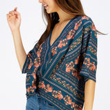 Paisley Oversize Top