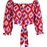 Puff Sleeve Crop Top