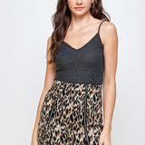 Mock Neck Layered Top