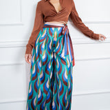 Wrapping Cropped Blouse