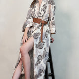 Bohemian Paisley Maxi Dress
