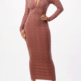 lapel collar v neck midi shirt dress