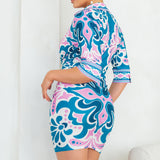 Half Sleeve Short Dress