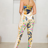 Scarf & Stretched Legging Pants Set