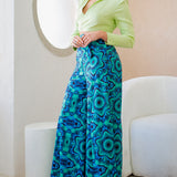 Belted Super Wide Leg Pants