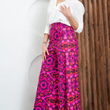 Belted Super Wide Leg Pants