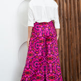 Belted Super Wide Leg Pants