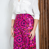 Belted Super Wide Leg Pants