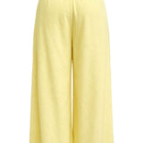 High-waisted wide leg pants