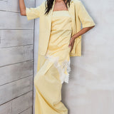 High-waisted wide leg pants