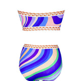 Bandeau Bikini Swimsuit & CoverUp Set