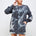 STYLEVAVA french terry knit dress-black