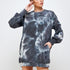 STYLEVAVA french terry knit dress-black