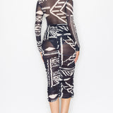 Ruched Midi Dress