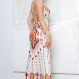 Halter Neck Backless Dress