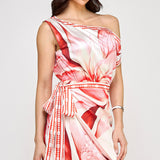 Wrap Style Open Sleeve Mini Dress