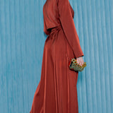 Wrap Style Crop Blazer & Wide Pants Set