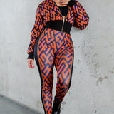 Cropped Puffer jacket & Pants set