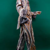 Kimono Jacket & Wide Pants Set