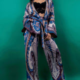 Kimono Jacket & Wide Pants Set