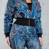 Cropped Puffer Jacket & Pants Set