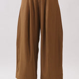 Pleated Wide-Leg Tailored Pants (PANTS ONLY)