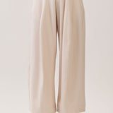 Pleated Wide-Leg Tailored Pants (PANTS ONLY)