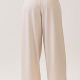 Pleated Wide-Leg Tailored Pants (PANTS ONLY)