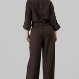 Utility Zip-Front Top & Wide-Leg Set