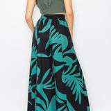 BELTED SUPER WIDE LEG PANTS