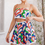 Crop Top & Pleated Skort Set