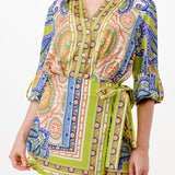 Scarf Overlap Romper