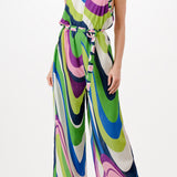 Halter Neck Wide Leg Jumpsuit