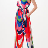 Halter Neck Wide Leg Jumpsuit