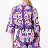 Half Sleeve Button Down Romper