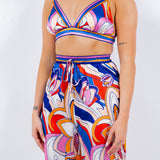 Bra Top & Wide Leg Pants Set