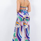 Bra Top & Wide Leg Pants Set