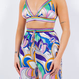 Bra Top & Wide Leg Pants Set
